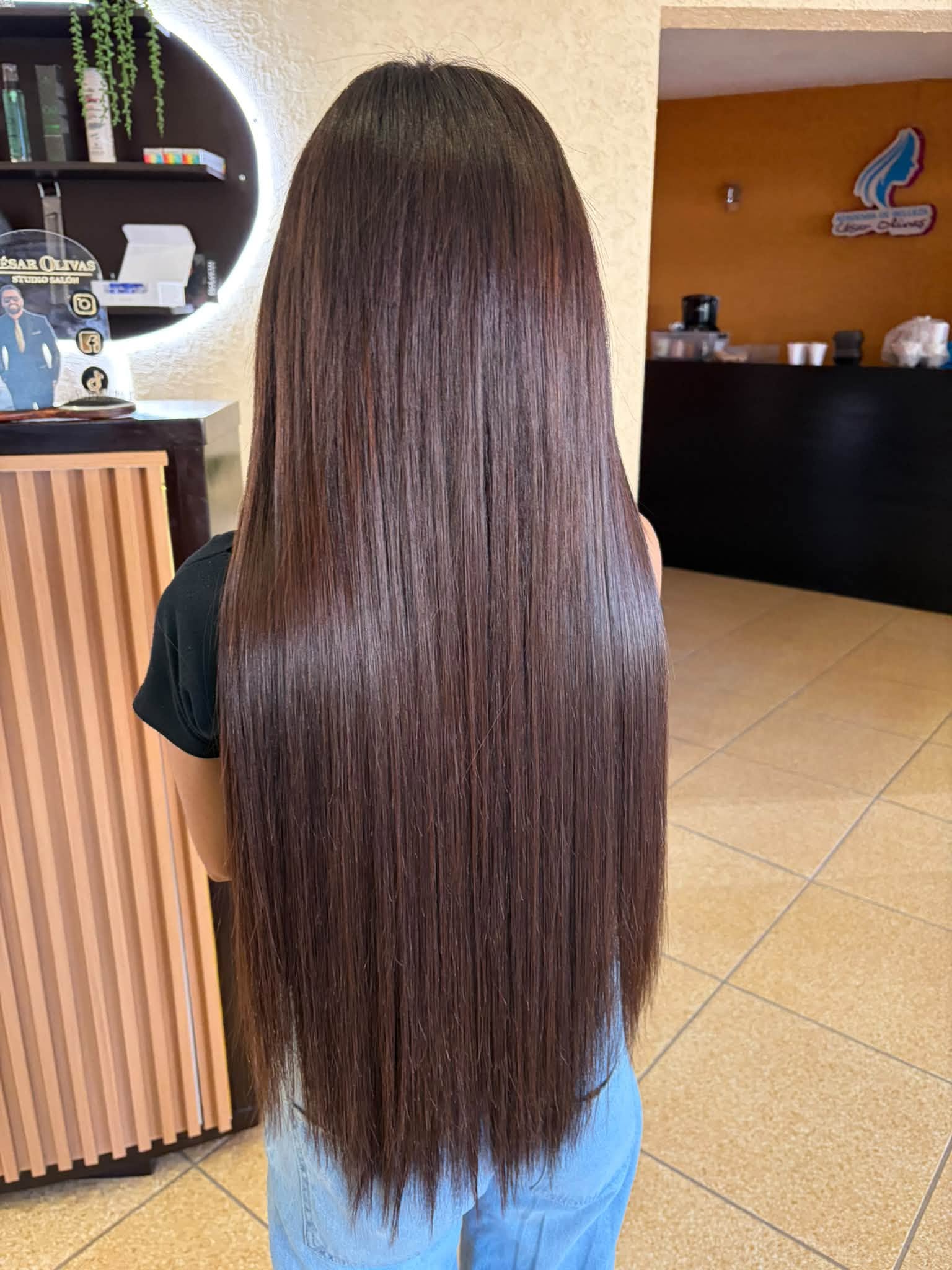 Resultado de extensiones de cabello publicado por César Olivas en octubre de 2026